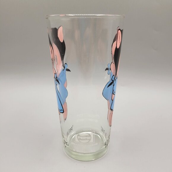 Petunia Pig 1970s Pepsi Collectors Series Drinking Glass Warner Bros - Picture 3 of 9